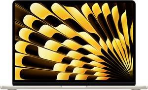 Apple MacBook Air 13 (M4, 2025) 33 cm (13 inch)  16 GB RAM 512 GB SSD M4 10-Core 10-Core GPU Pole star MW103D/A