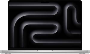 Apple MacBook Pro 14 (M4, 2024) 35.6 cm (14 inch)  16 GB RAM 512 GB SSD 10-Core CPU mit 4 Performance-Kernen und 6 Effizienz-Kernen 10-Core GPU Silver MW2W3D/A