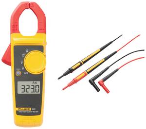 Fluke FLK-323/TL175 Clamp meter, Handheld multimeter  Digital  CAT III 600 V, CAT IV 300 V Display (counts): 4000