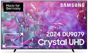 Samsung GU98DU9079UXZG Crystal UHD 4K LED TV 249 cm 98 inch EEC F (A - G) CI+, DVB-C, DVB-T2, Wi-Fi, UHD, Smart TV Black
